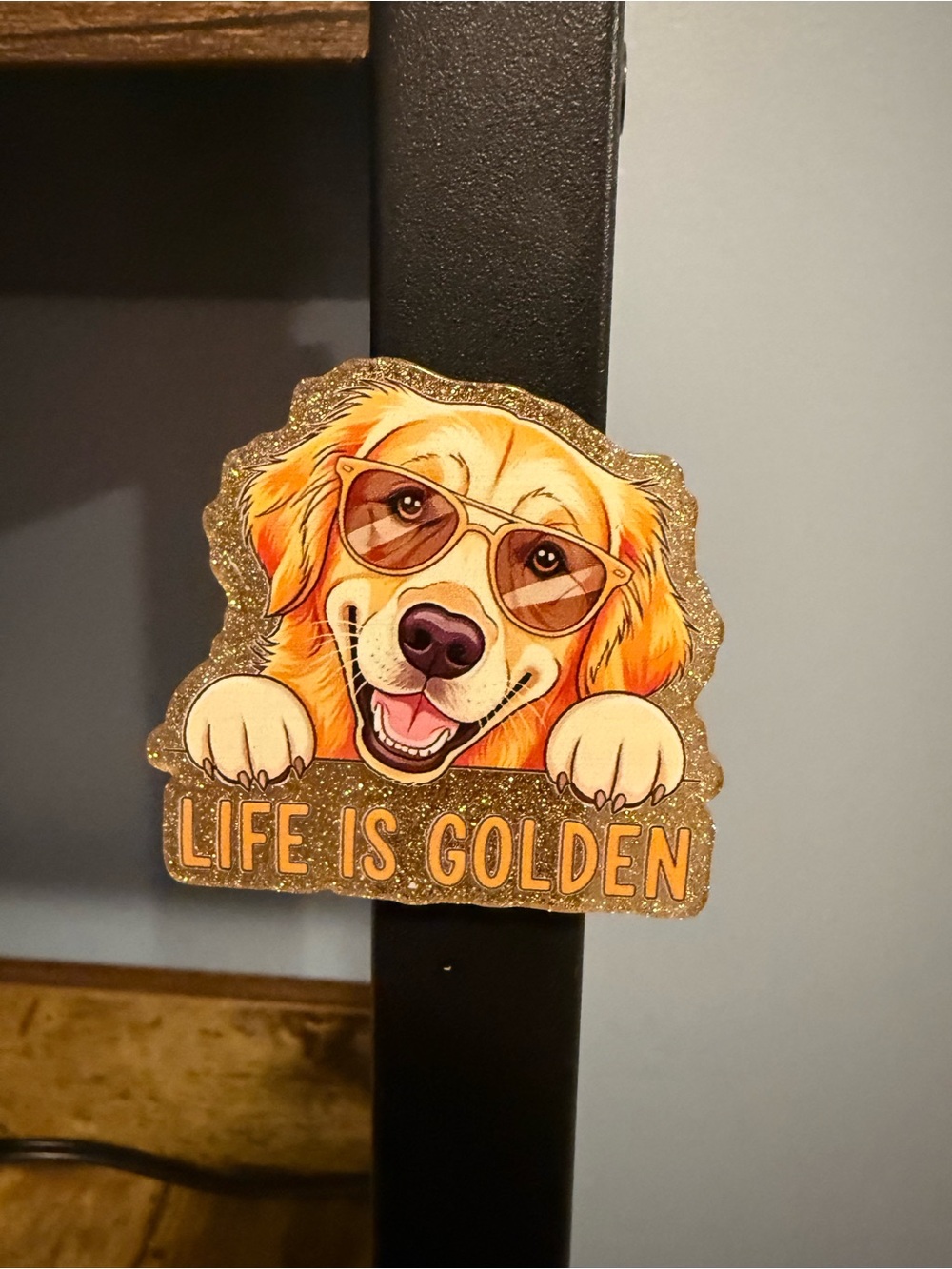 Life Is Golden Acrylic Magnet